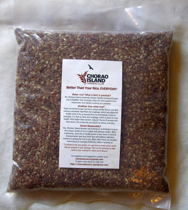Chorao Red Kernel Rice - 1kg