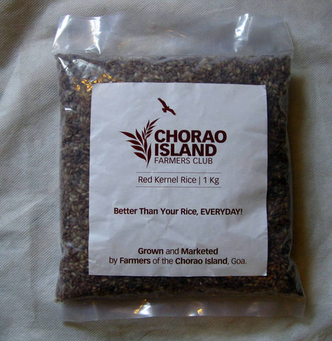 Chorao Red Kernel Rice - 1kg
